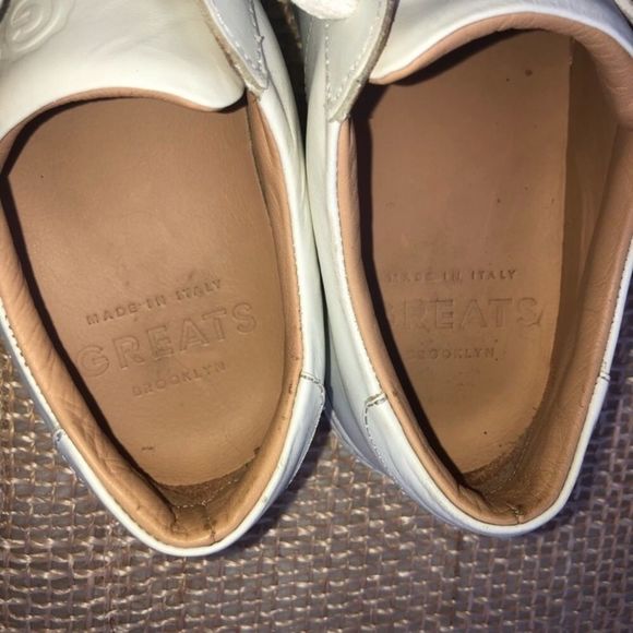 GREATS The Royale Blanco White Leather Sneakers - Picture 15 of 16
